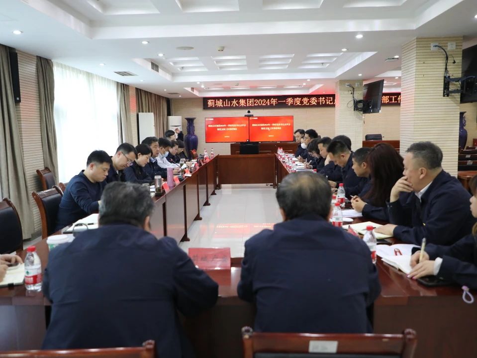 蓟城山水集团召开2024年一季度党委书记点评会暨党支部工作季度例会